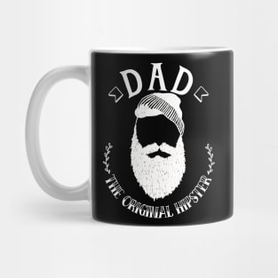 Dad the Original hipster - Funny dad father stylish clever daddy hilarious dad gift Mug